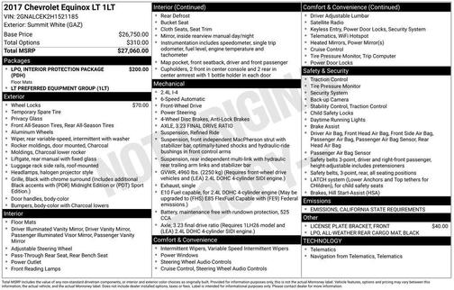 2017 Chevrolet Equinox 1LT