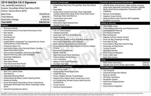 2019 Mazda CX-5 Signature