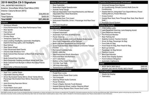 2019 Mazda CX-5 Signature