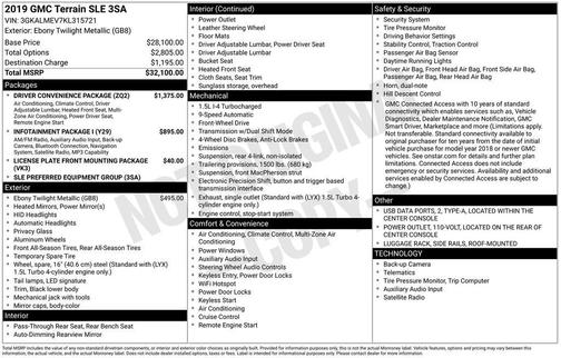 2019 GMC Terrain SLE