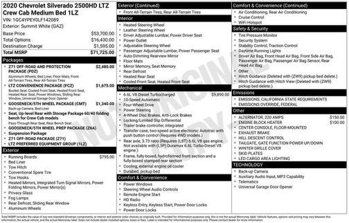 2020 Chevrolet Silverado 2500 LTZ