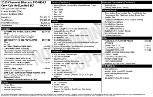 2025 Chevrolet Silverado 2500 LT