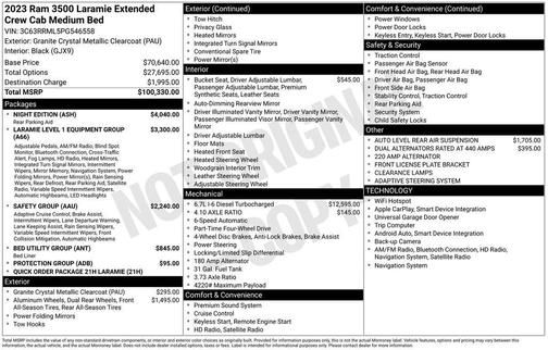 2023 RAM 3500 Laramie