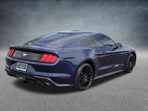 Kona Blue 2018 Ford Mustang EcoBoost