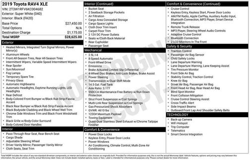 2019 Toyota RAV4 XLE