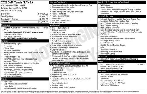 2023 GMC Terrain SLT