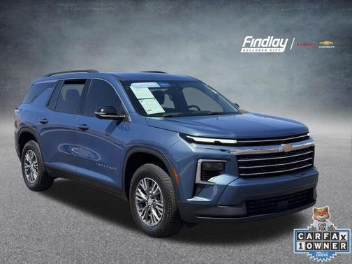 Lakeshore Blue Metallic 2024 Chevrolet Traverse LT