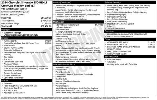 2024 Chevrolet Silverado 2500 LT