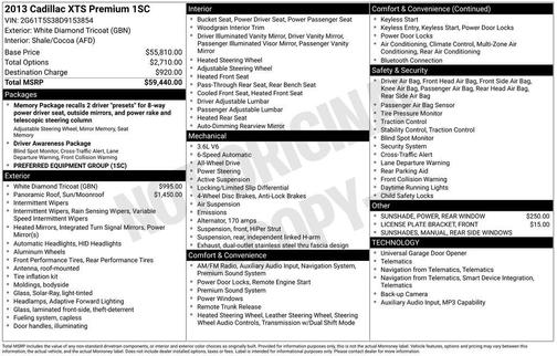 2013 Cadillac XTS Premium