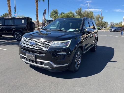 Black 2019 Ford Explorer Platinum