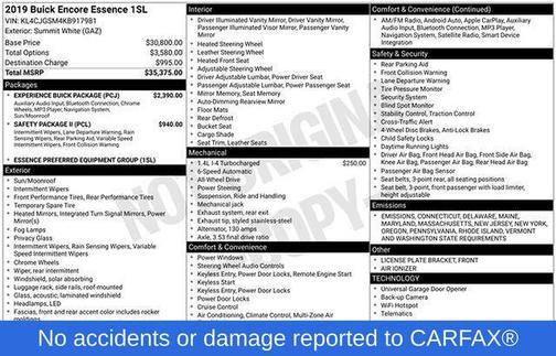 2019 Buick Encore Essence