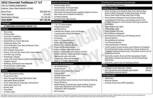 2022 Chevrolet Trailblazer LT