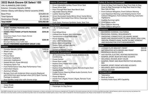 2022 Buick Encore GX Select