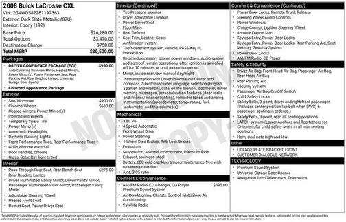 2008 Buick LaCrosse CXL