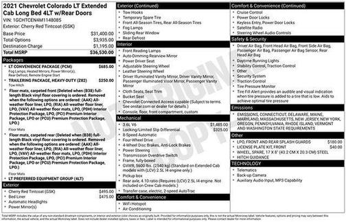 2021 Chevrolet Colorado LT