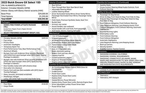 2023 Buick Encore GX Select