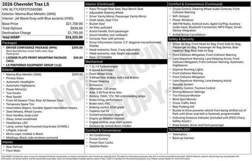 2026 Chevrolet Trax LS