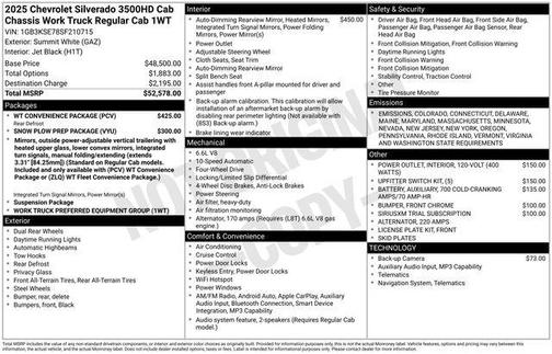 2025 Chevrolet Silverado 3500 WT