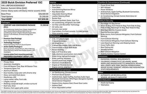 2025 Buick Envision Preferred AWD
