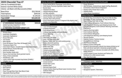 2025 Chevrolet Trax LT