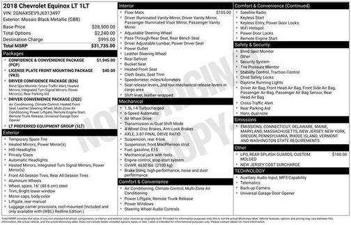 2018 Chevrolet Equinox LT