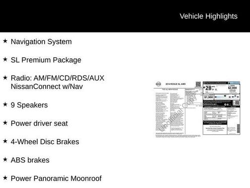 2014 Nissan Rogue SL