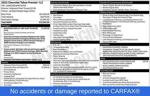 2023 Chevrolet Tahoe Premier