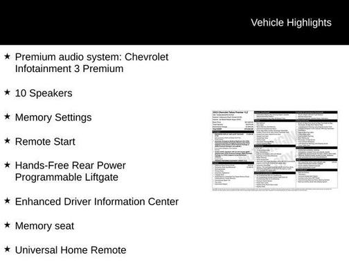 2023 Chevrolet Tahoe Premier