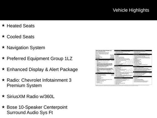 2023 Chevrolet Tahoe Premier