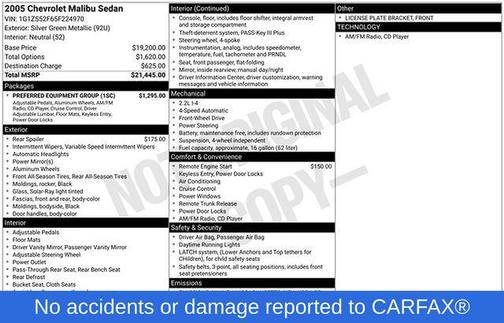 2005 Chevrolet Malibu Base