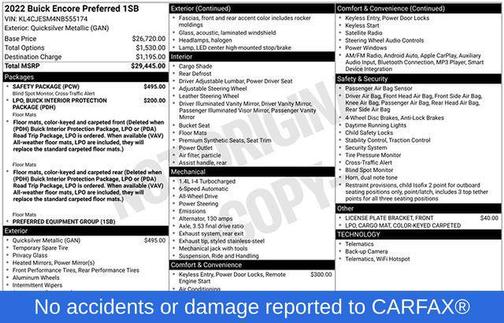 2022 Buick Encore Preferred