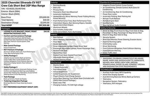 2025 Chevrolet Silverado EV RST