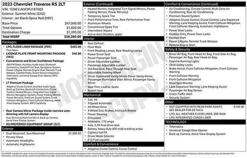 2023 Chevrolet Traverse RS
