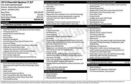 2014 Chevrolet Equinox 2LT