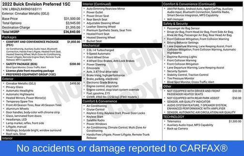 2022 Buick Envision FWD Preferred