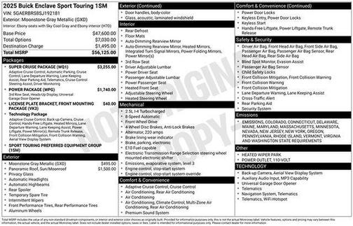 2025 Buick Enclave Sport Touring