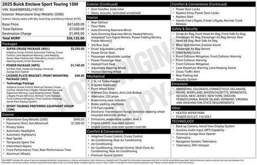 2025 Buick Enclave Sport Touring