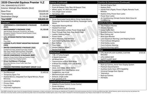 2020 Chevrolet Equinox L