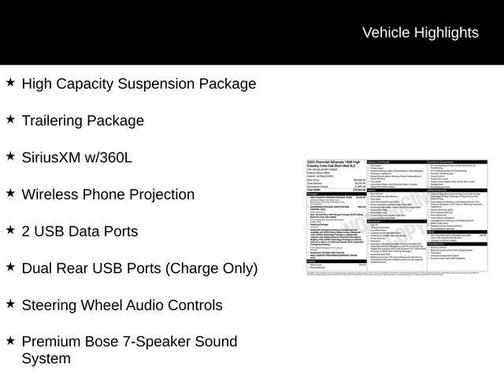 2023 Chevrolet Silverado 1500 High Country
