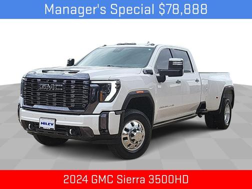 White Frost Tri-Coat 2024 GMC Sierra 3500 Denali Ultimate