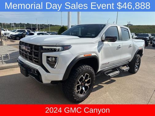Summit White 2024 GMC Canyon AT4X