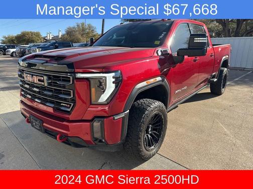 Volcanic Red 2024 GMC Sierra 2500 AT4