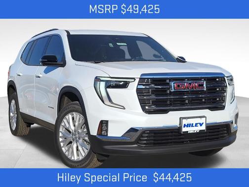 Glacier White 2026 GMC Acadia Elevation
