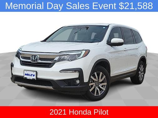 Platinum White Pearl 2021 Honda Pilot EX-L