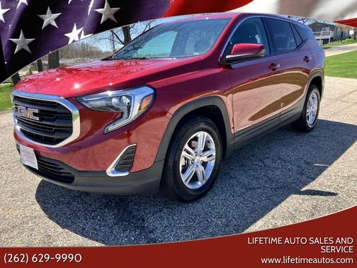 Red 2018 GMC Terrain SLE