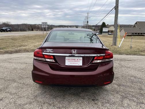Red 2014 Honda Civic EX