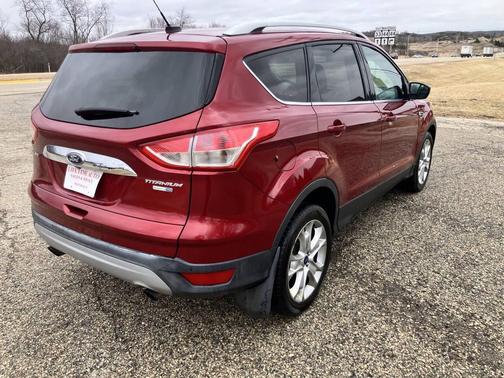 Red 2015 Ford Escape Titanium
