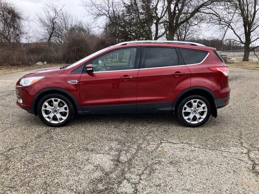 Red 2015 Ford Escape Titanium