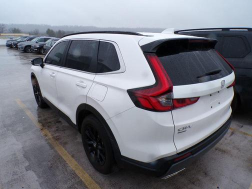 Platinum White Pearl 2025 Honda CR-V Hybrid Sport AWD