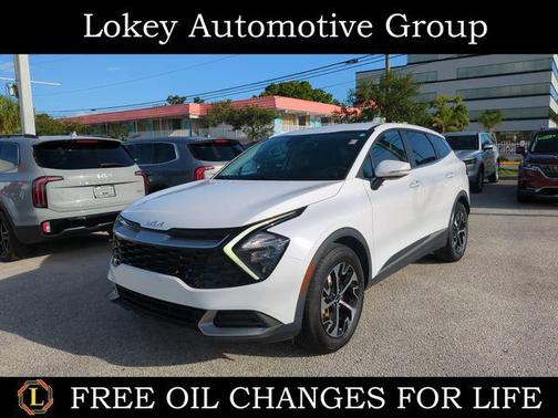 Glacial White Pearl 2023 Kia Sportage EX
